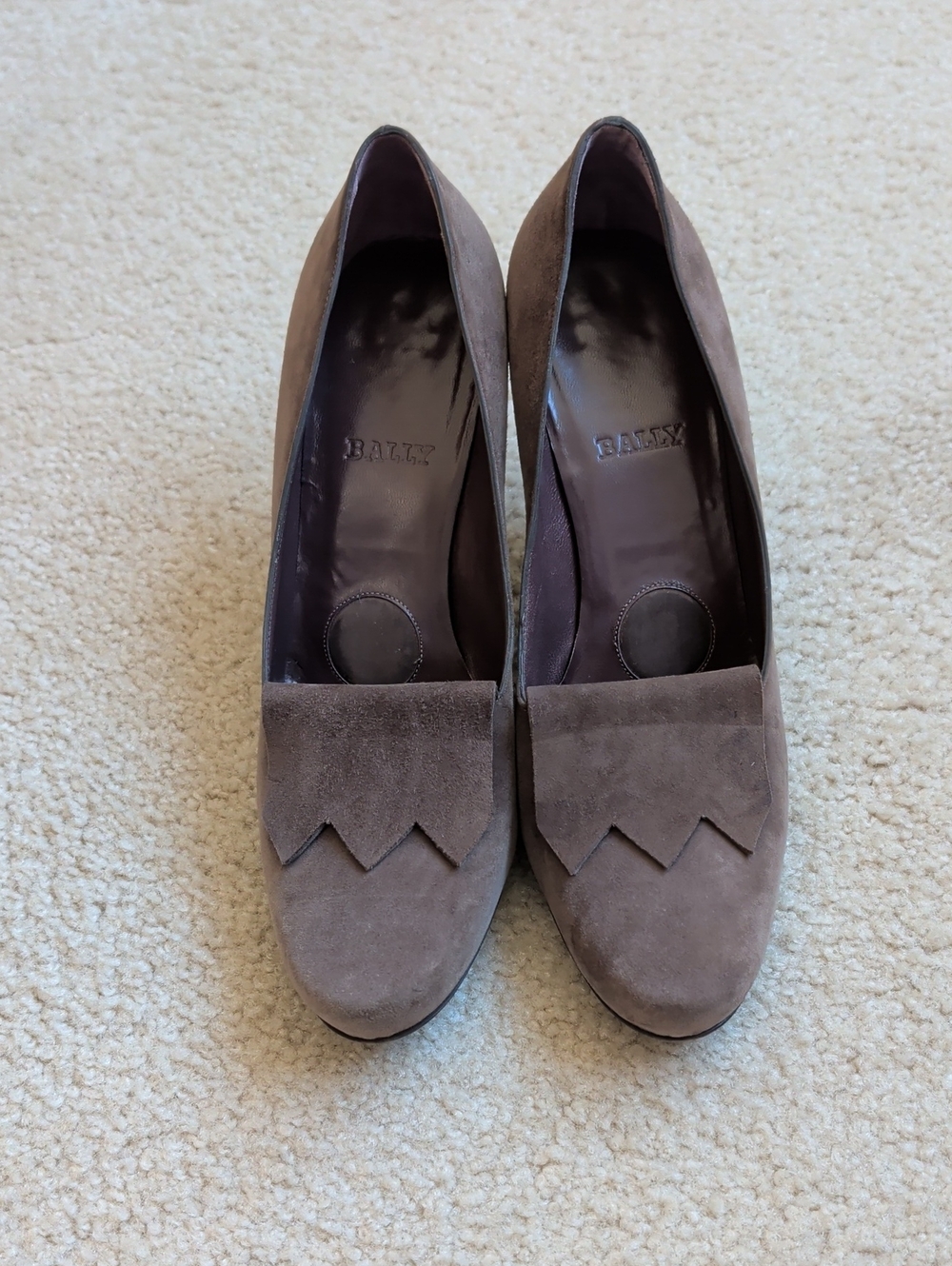 Beautiful BallyTaupe Heels